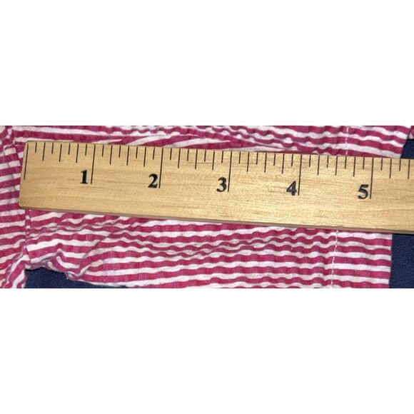 Jones New York Sport Mid-Rise Textured Stretch Pink & White Shorts Women's 4 - Picture 6 of 8